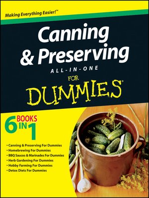 cover image of Canning and Preserving All-in-One For Dummies